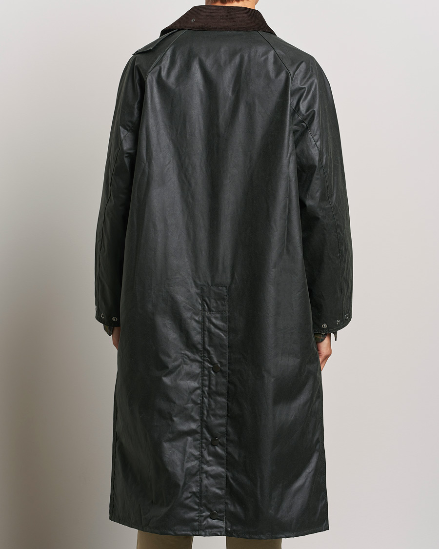 Herre | Jakker | Barbour Heritage | Burghley OS Wax Coat Sage