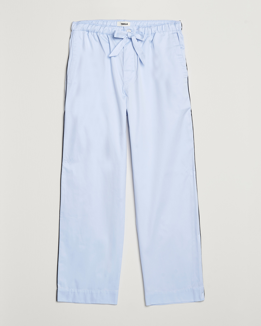 Herre | Pyjamaser og badekåper | Tekla | Sateen Pyjama Pants Bellhop Blue
