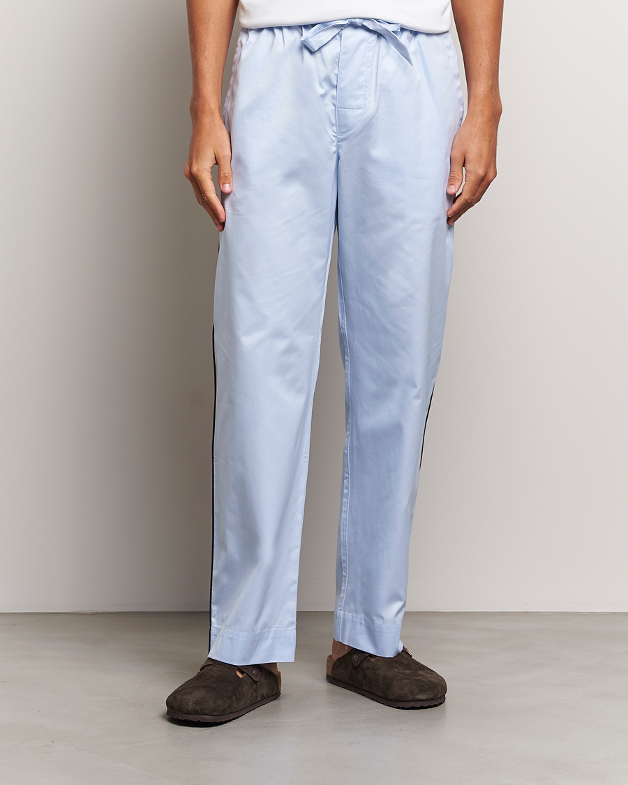 Herre | Pyjamaser og badekåper | Tekla | Sateen Pyjama Pants Bellhop Blue