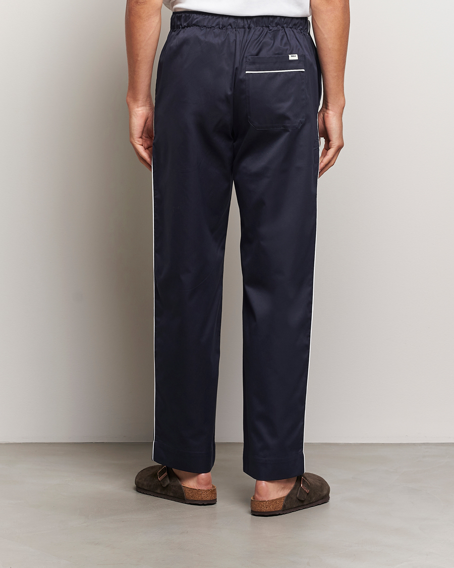 Herre | Pyjamaser og badekåper | Tekla | Sateen Pyjama Pants Chelsea Navy
