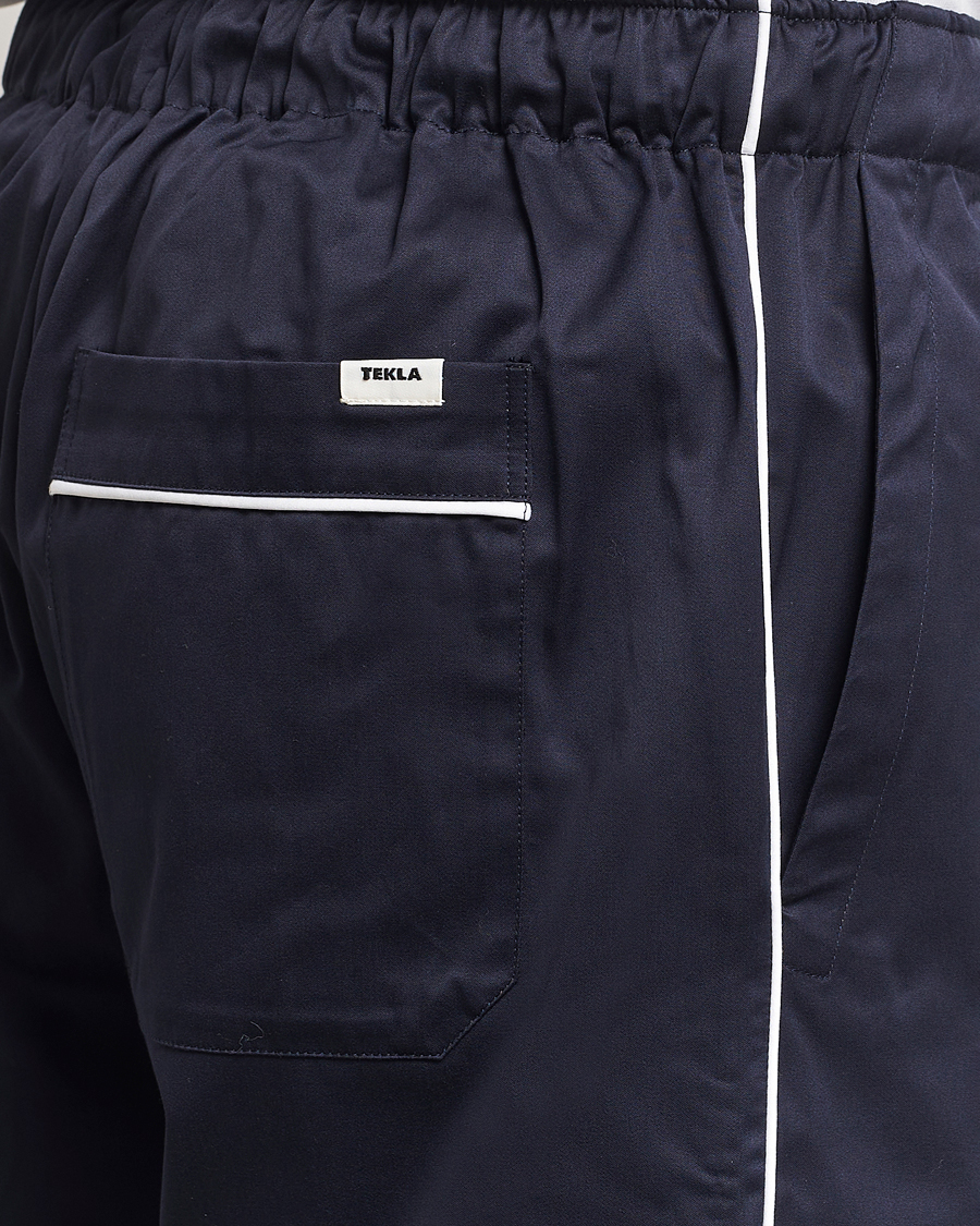 Herre | Pyjamaser og badekåper | Tekla | Sateen Pyjama Pants Chelsea Navy