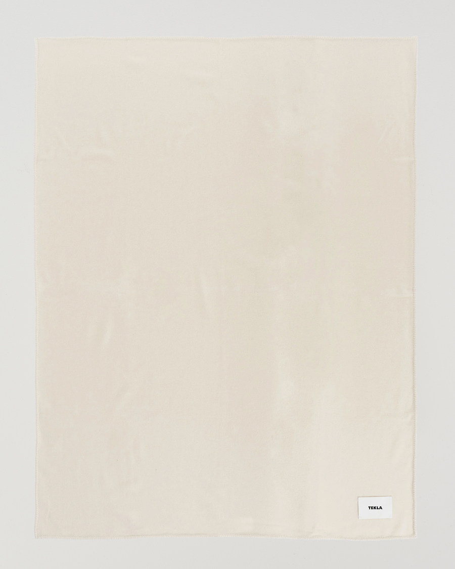Herre | Tekla Lambswool Blanket Snow | Tekla | Lambswool Blanket Snow