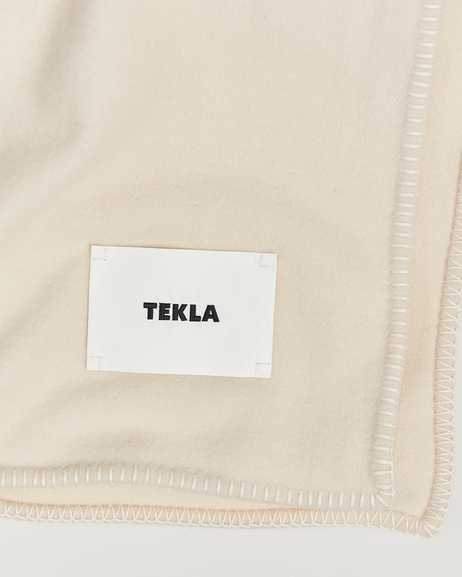 Herre | Tekla Lambswool Blanket Snow | Tekla | Lambswool Blanket Snow