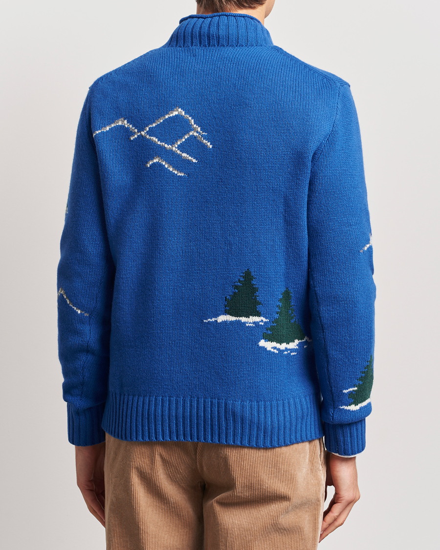 Herre | Gensere | Polo Ralph Lauren | Family Bear Knitted Polo Heritage Royal