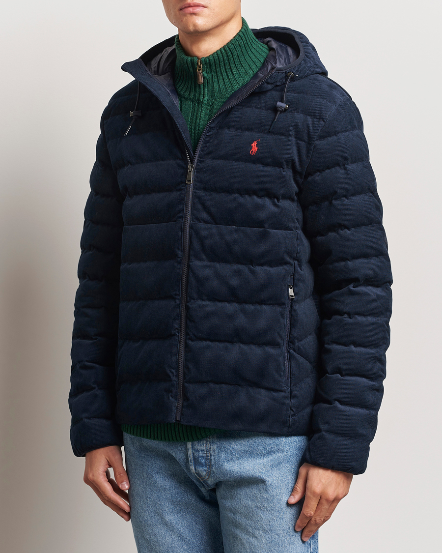 Herre | Jakker | Polo Ralph Lauren | Corduroy Lightweight Jacket Aviator Navy