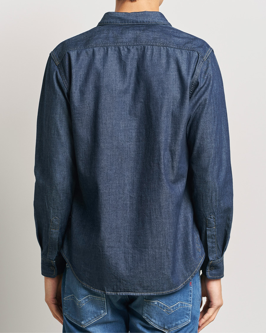 Herre | Skjorter | Replay | Denim Shirt Dark Blue