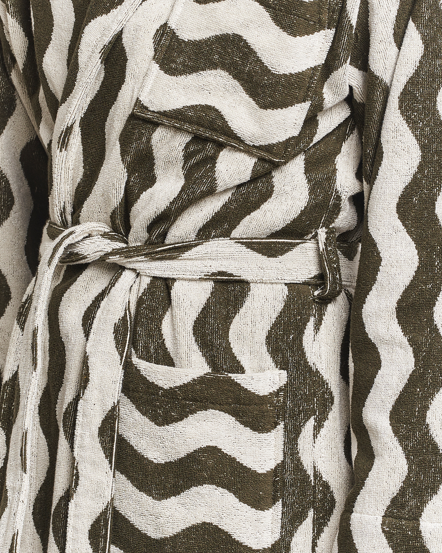 Herre | OAS Forest Waver Long Robe Green/White | OAS | Forest Waver Long Robe Green/White