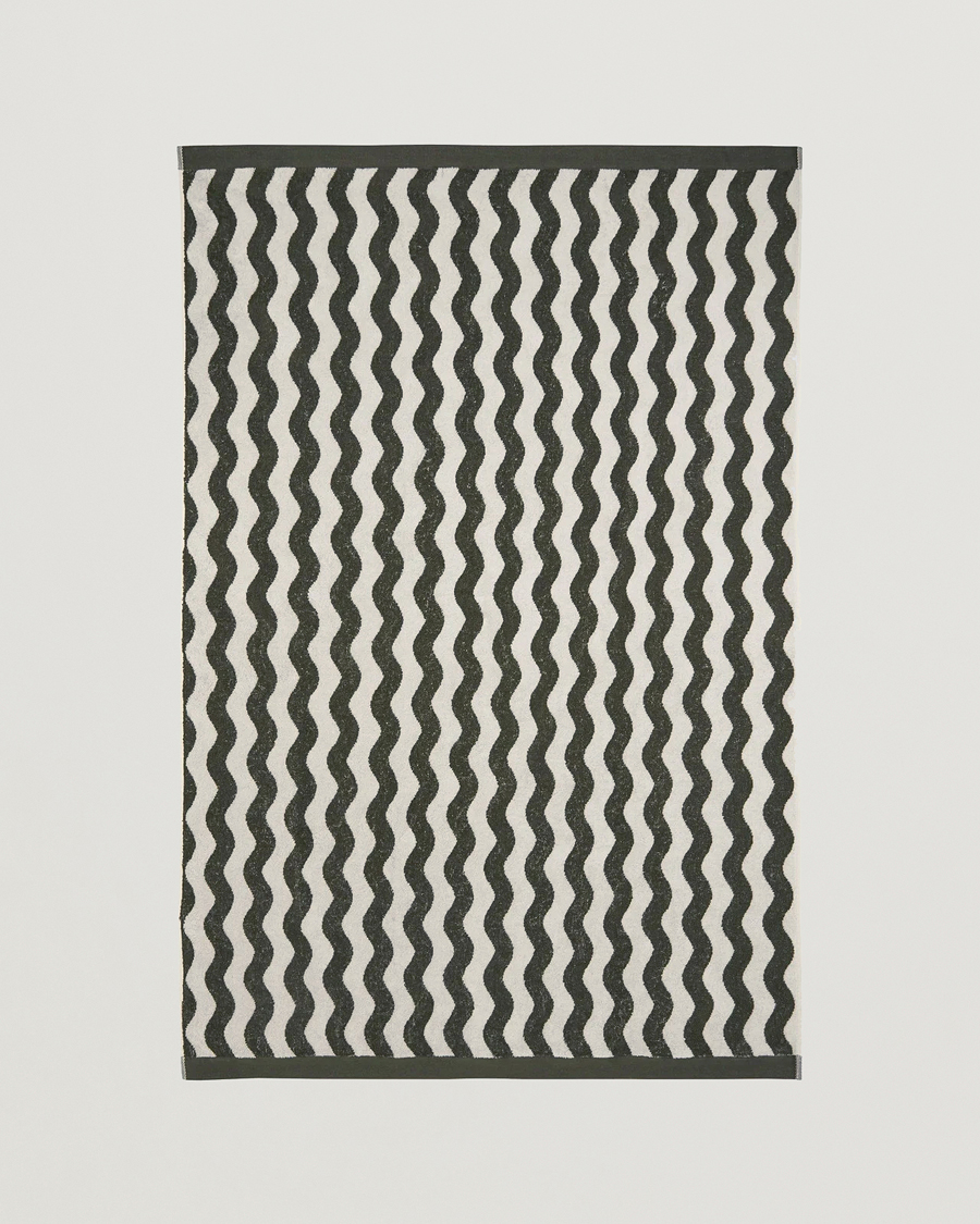 Herre | Tekstiler | OAS | Forest Waver Towel Green/White