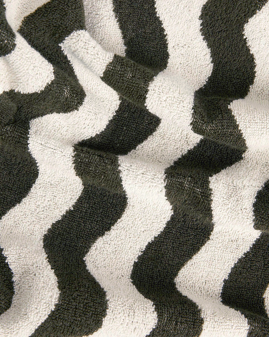Herre | Tekstiler | OAS | Forest Waver Towel Green/White