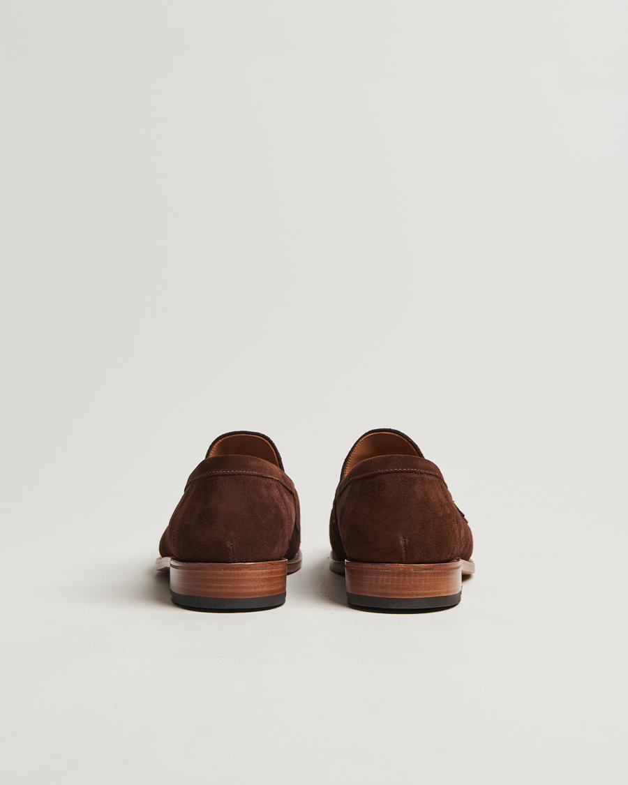 Herre | Loafers | Sanders | Aldwych Suede Penny Loafer Polo Snuff
