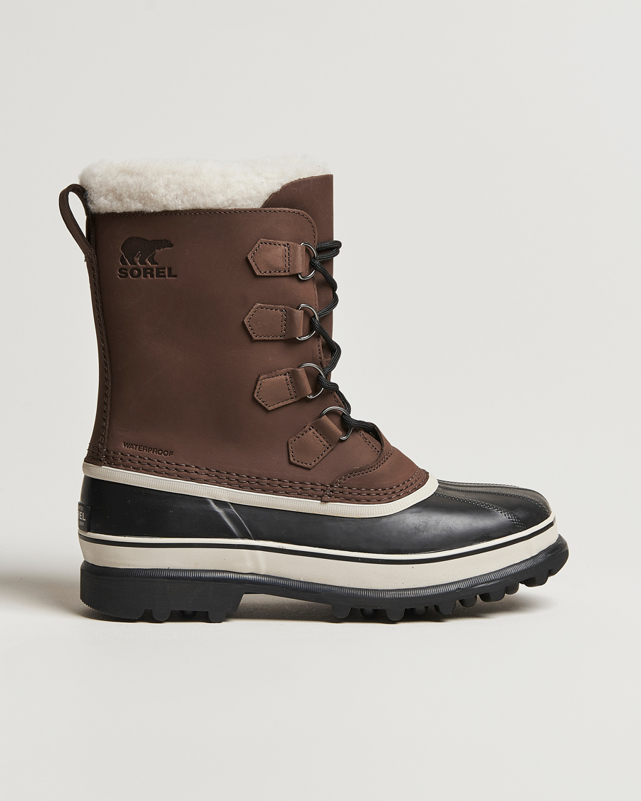 Herre | Støvler | Sorel | Caribou WP Felt Lined Leather Boots Bruno