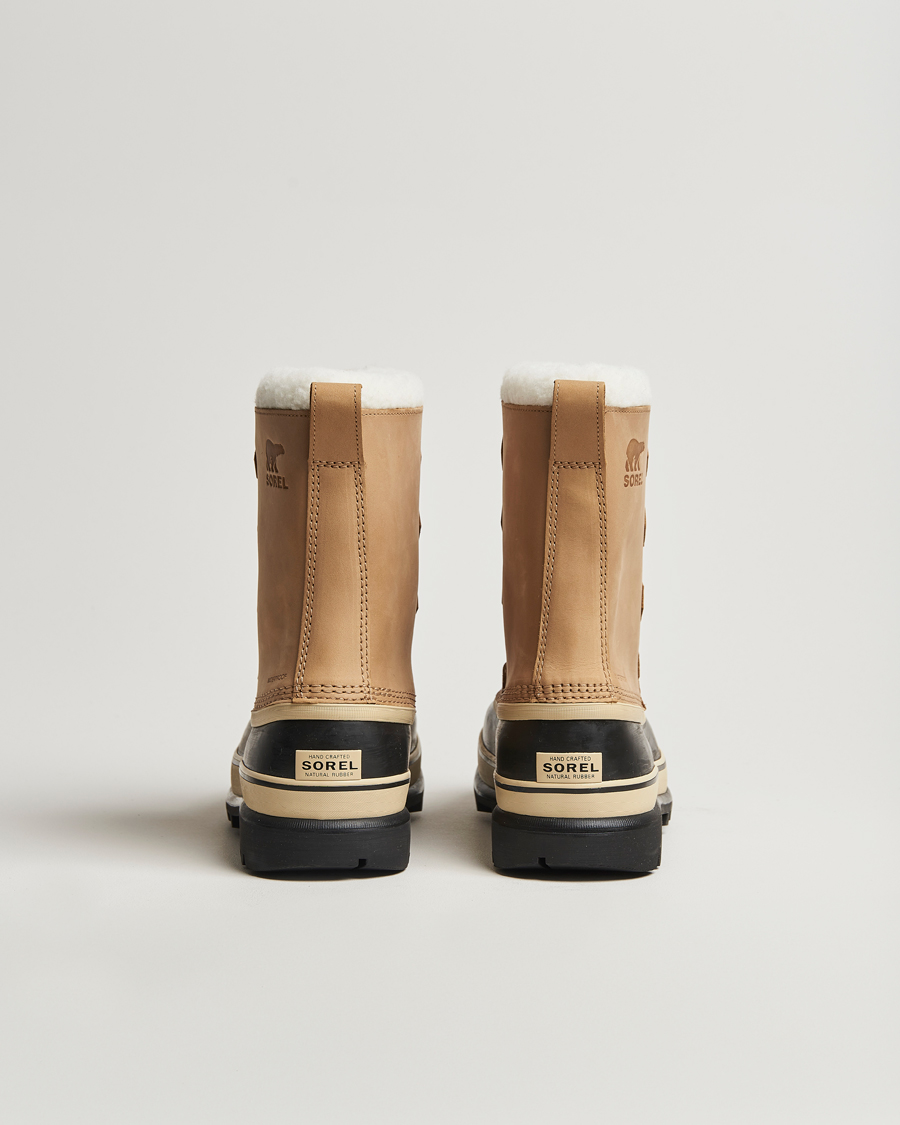 Herre | Støvler | Sorel | Caribou WP Felt Lined Leather Boots Buff