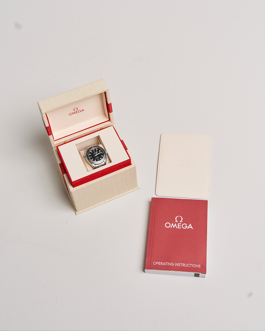 Herre | Omega Pre-Owned Seamaster PO 2323.0382.0010.01 Steel Black Silver | Omega Pre-Owned | Seamaster PO 2323.0382.0010.01 Steel Black Silver