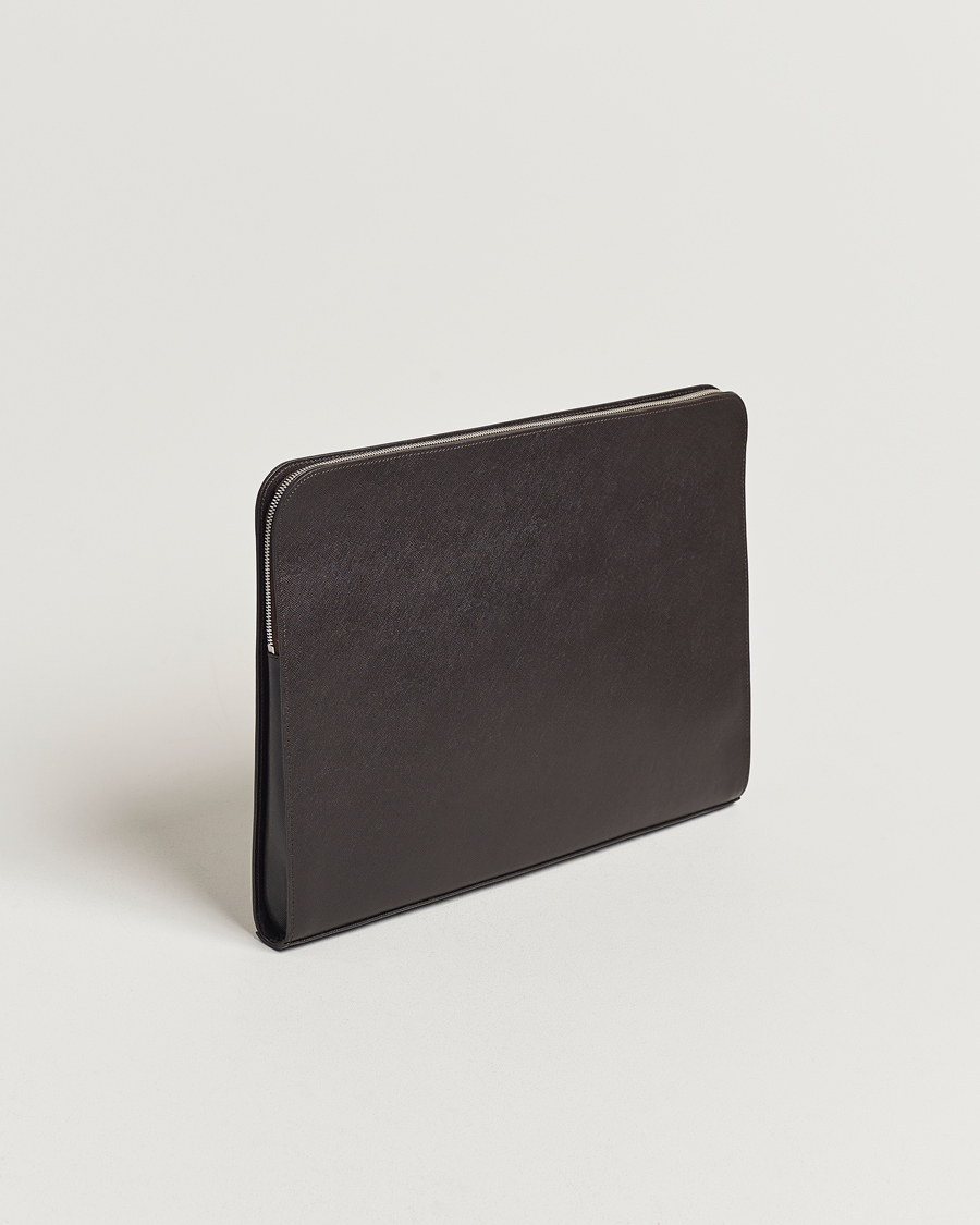 Herre | Vesker | Oscar Jacobson | Laptop Leather Holder Forastero Brown