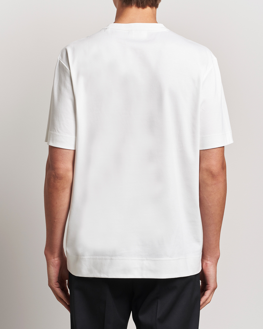 Herre | T-Shirts | NN07 | Pedro Mercerized Crew Neck T-Shirt Cream
