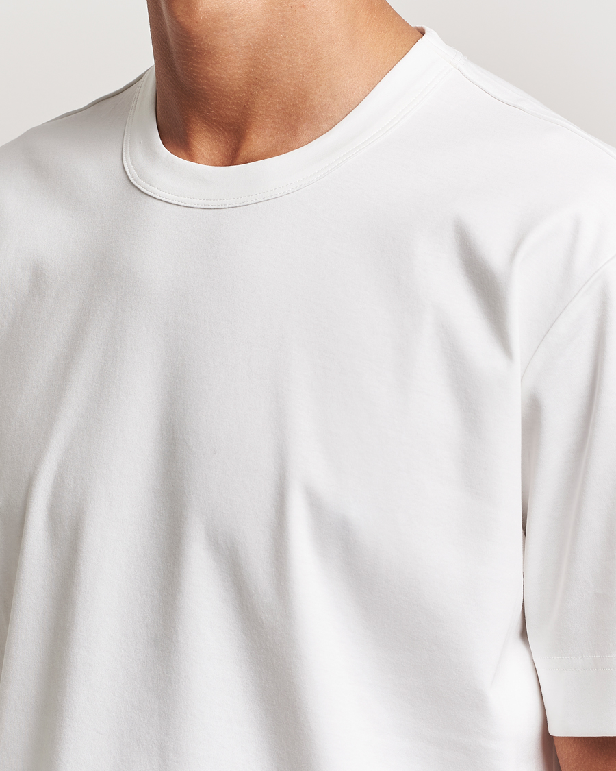 Herre | T-Shirts | NN07 | Pedro Mercerized Crew Neck T-Shirt Cream