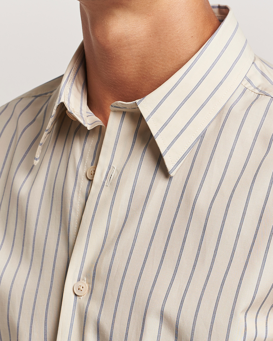 Herre | Skjorter | NN07 | Quinsy Striped Shirt Khaki