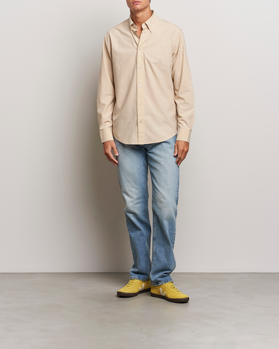 Herre | Skjorter | NN07 | Colby Lyocell/Cotton Button Down Shirt White Peppar