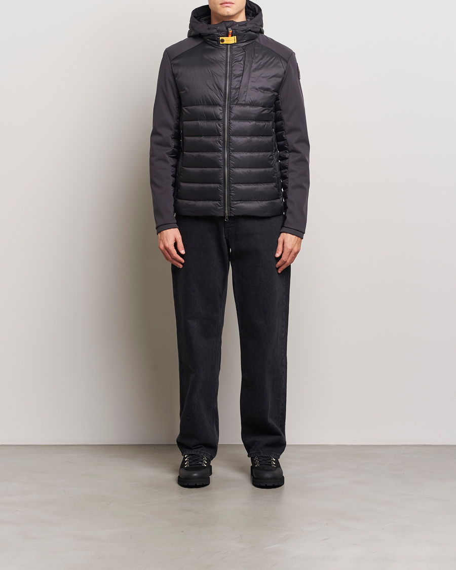 Herre | Jakker | Parajumpers | Kinari Hybrid Hooded Jacket Black