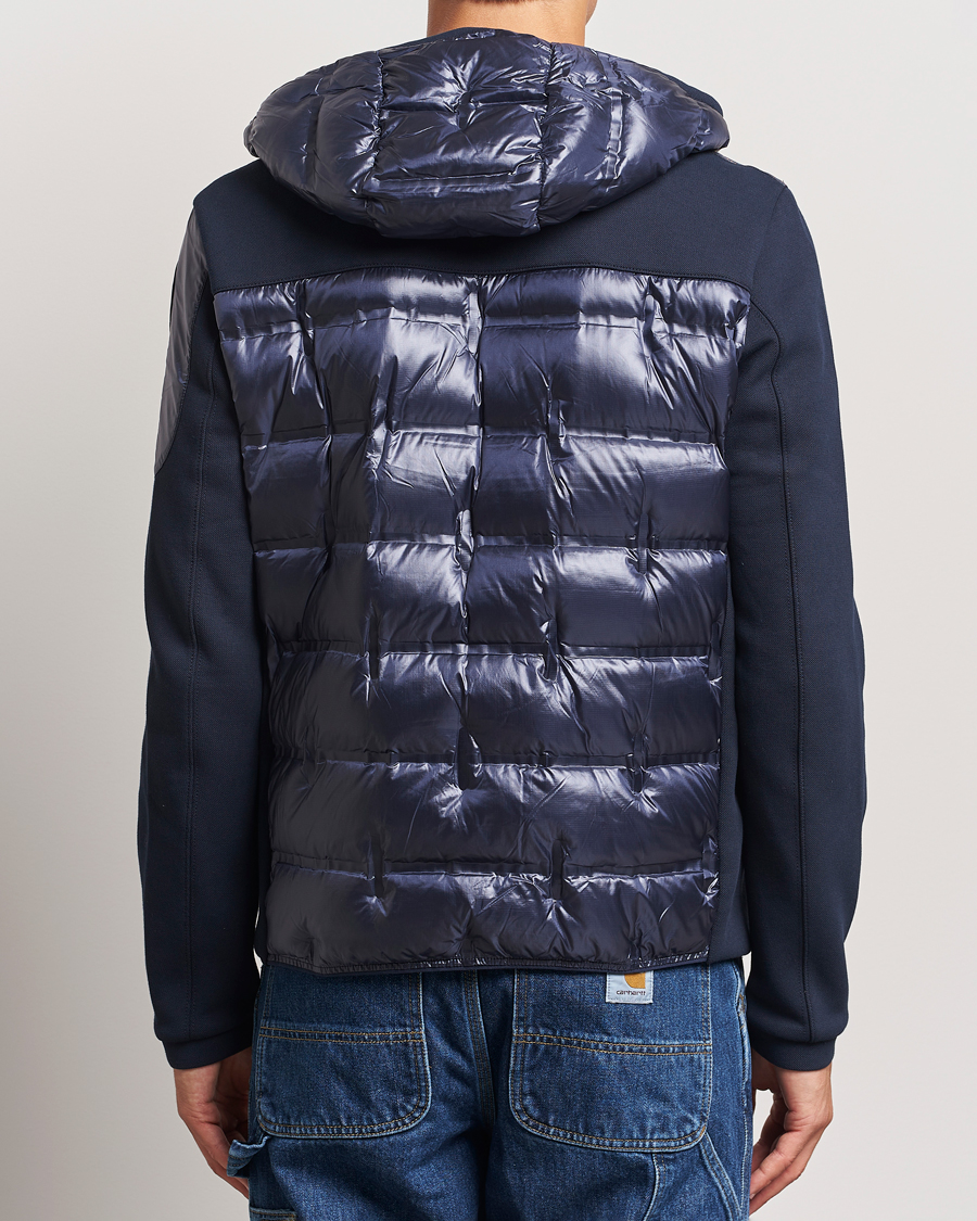 Herre | Jakker | Parajumpers | Gyles Piquet Puffer Hybrid Jacket Blue Navy