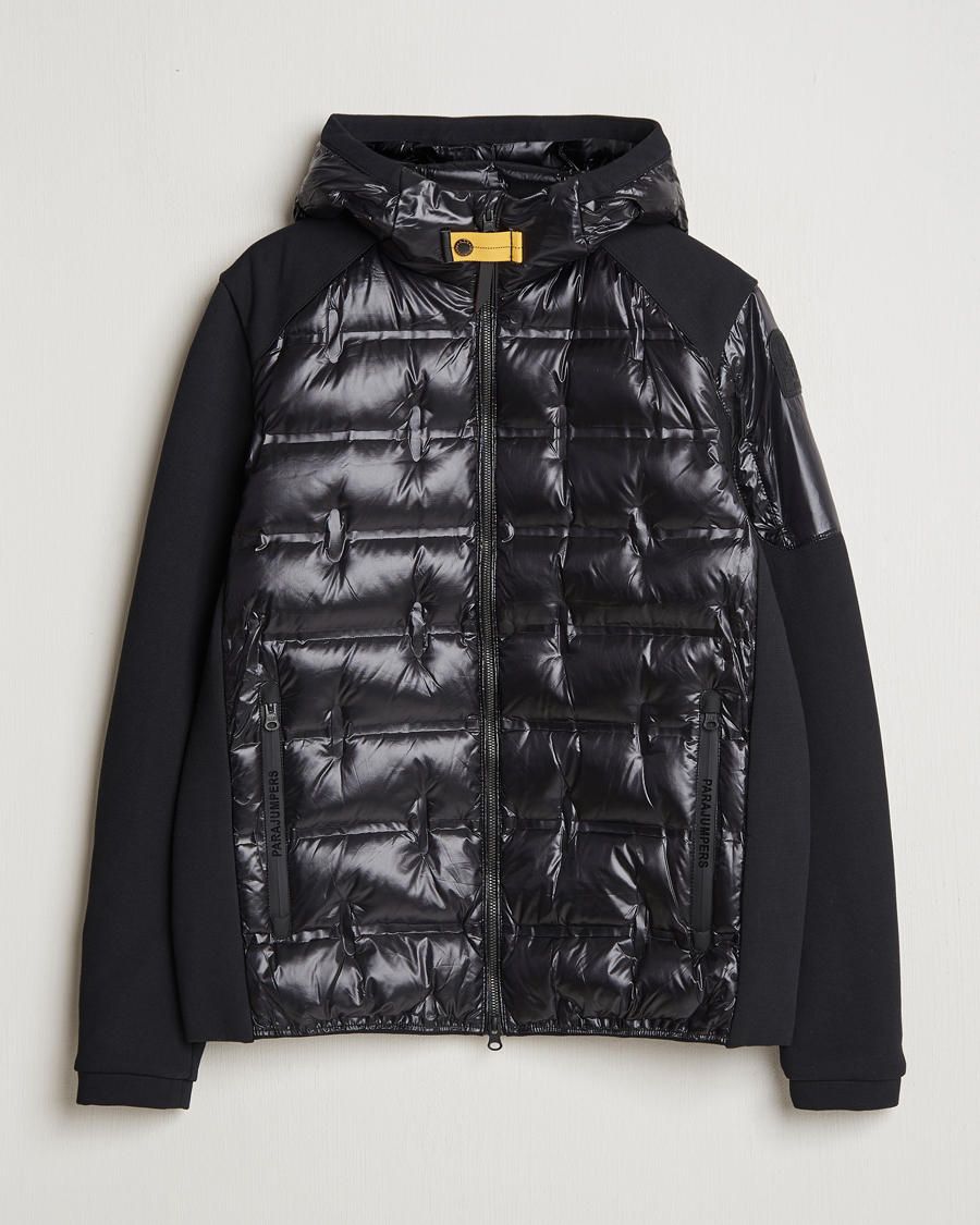 Herre | Jakker | Parajumpers | Gyles Piquet Puffer Hybrid Jacket Black