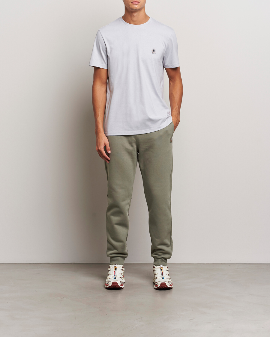 Herre | T-Shirts | Parajumpers | Basic Patch T-Shirt Lunar Rock