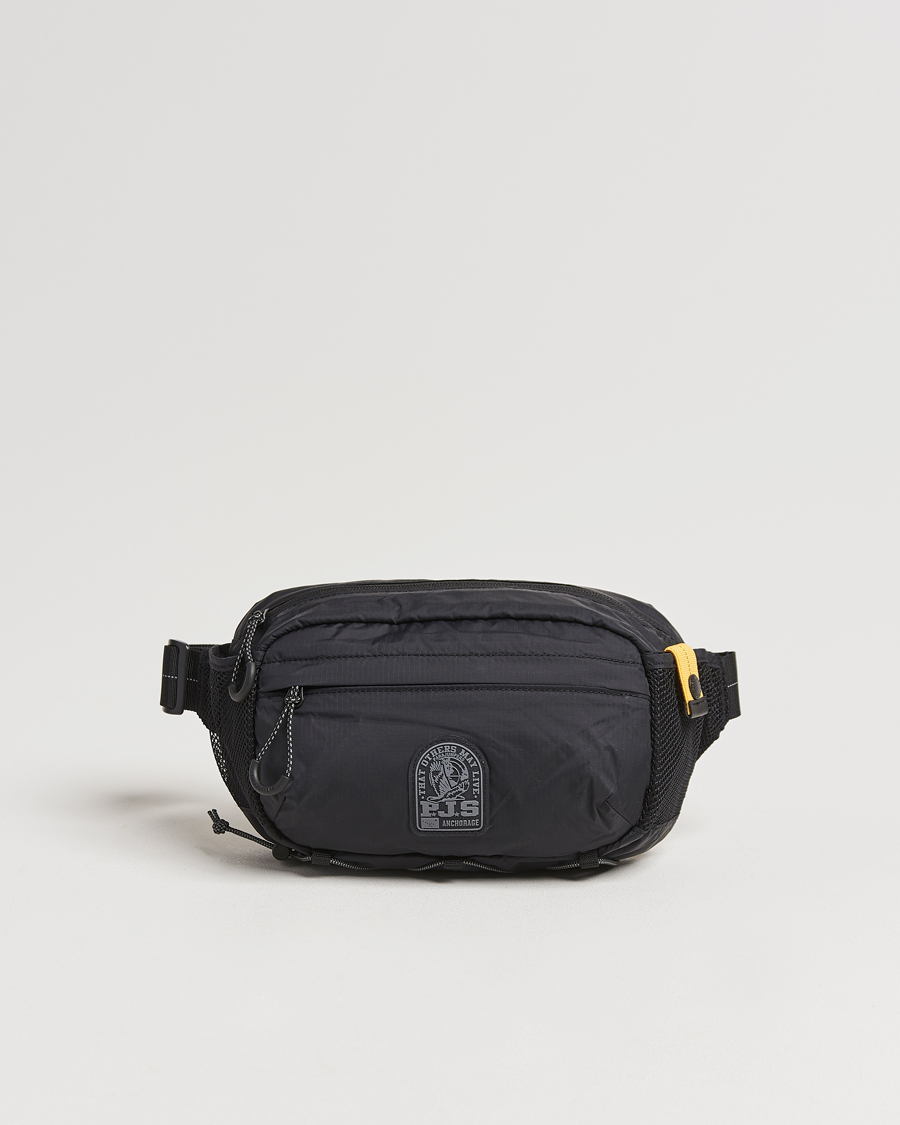 Herre | Parajumpers Edric Nylon Ripstop Washbag Black | Parajumpers | Edric Nylon Ripstop Washbag Black