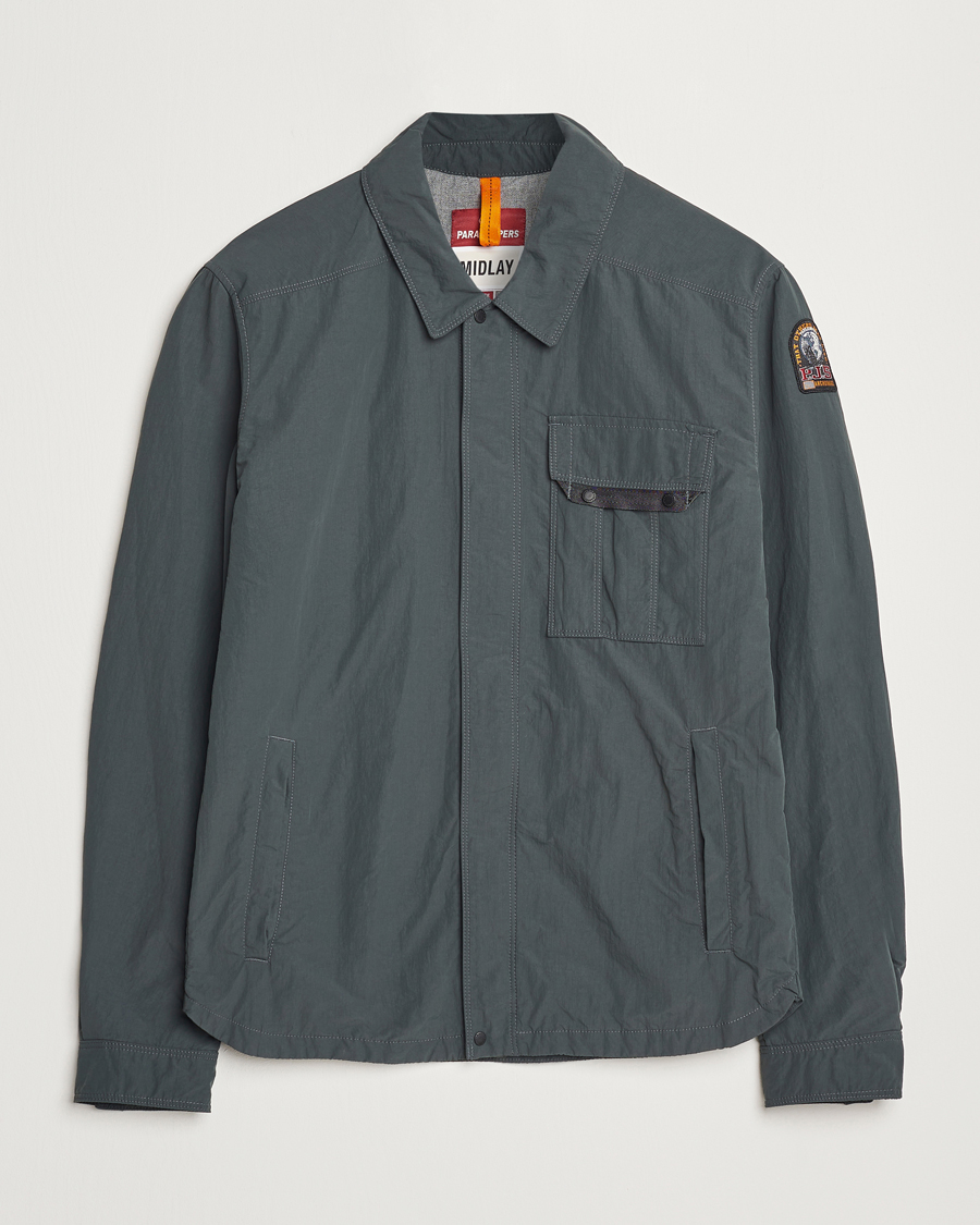 Herre | Jakker | Parajumpers | Miura Peached Poplin Shirt Jacket Green Gables