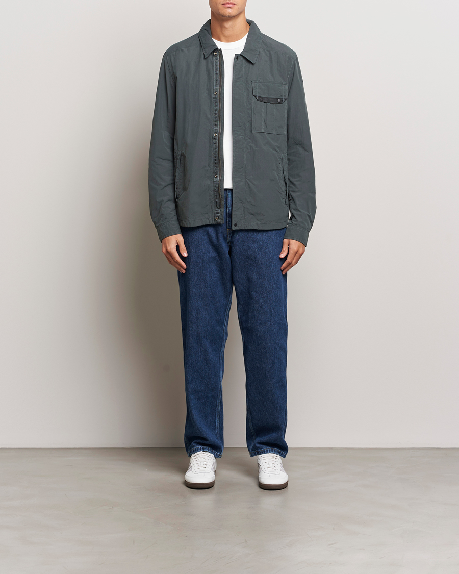 Herre | Jakker | Parajumpers | Miura Peached Poplin Shirt Jacket Green Gables