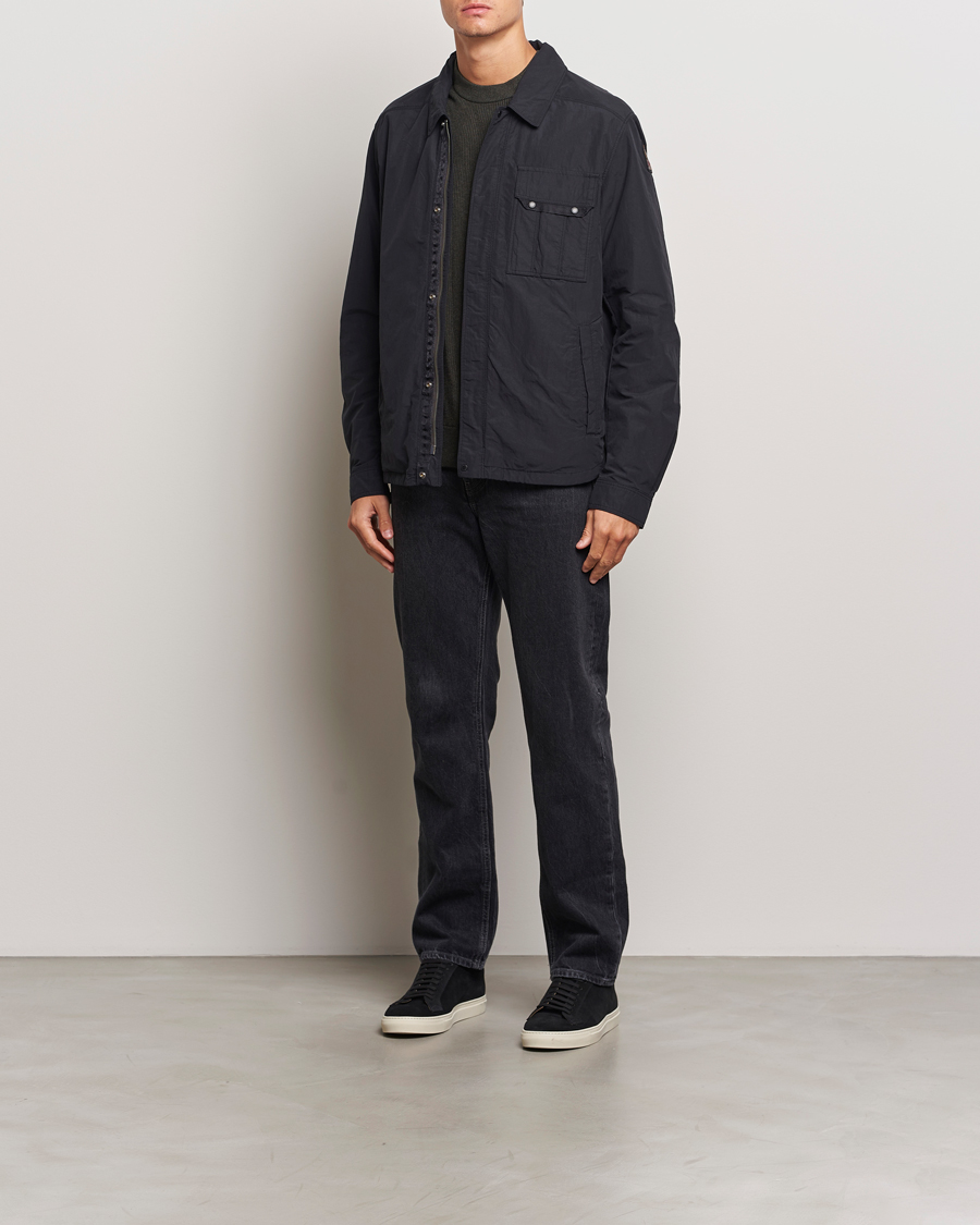 Herre | Jakker | Parajumpers | Miura Peached Poplin Shirt Jacket Black