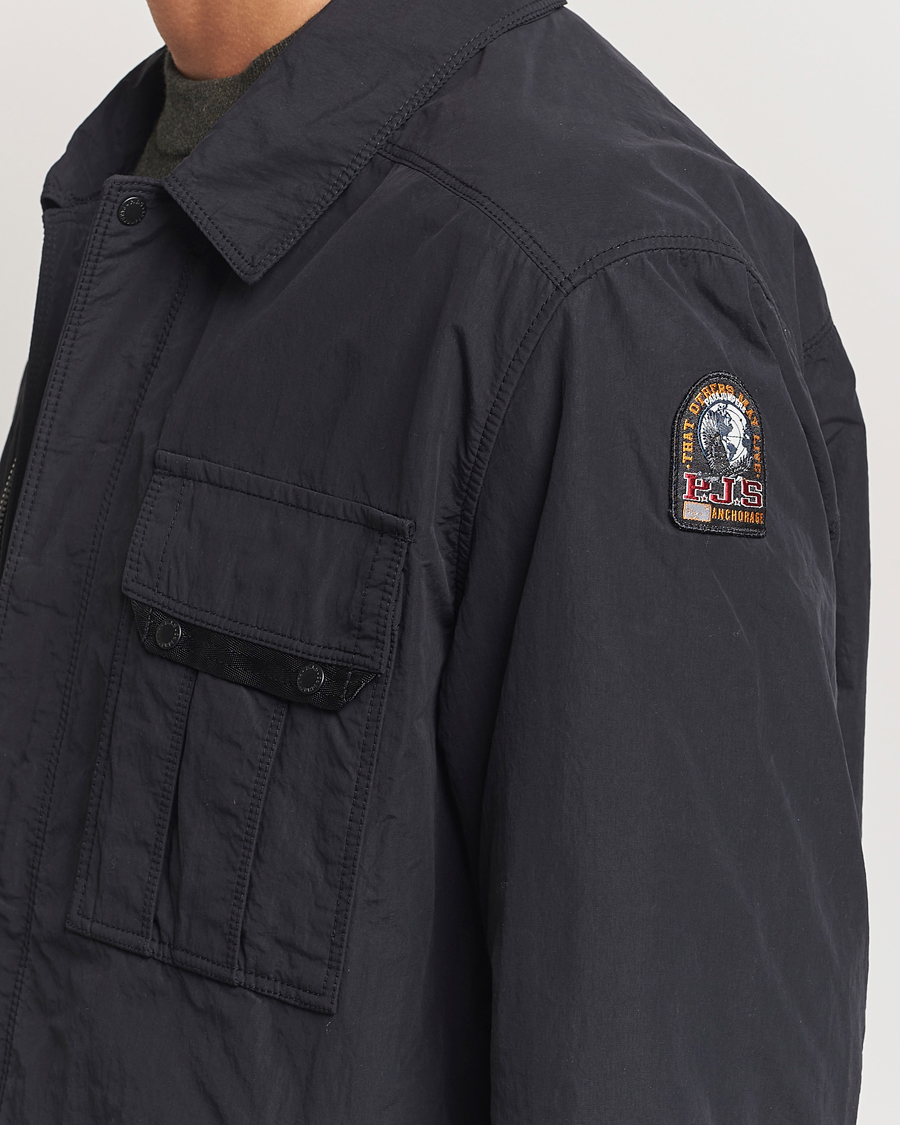 Herre | Jakker | Parajumpers | Miura Peached Poplin Shirt Jacket Black