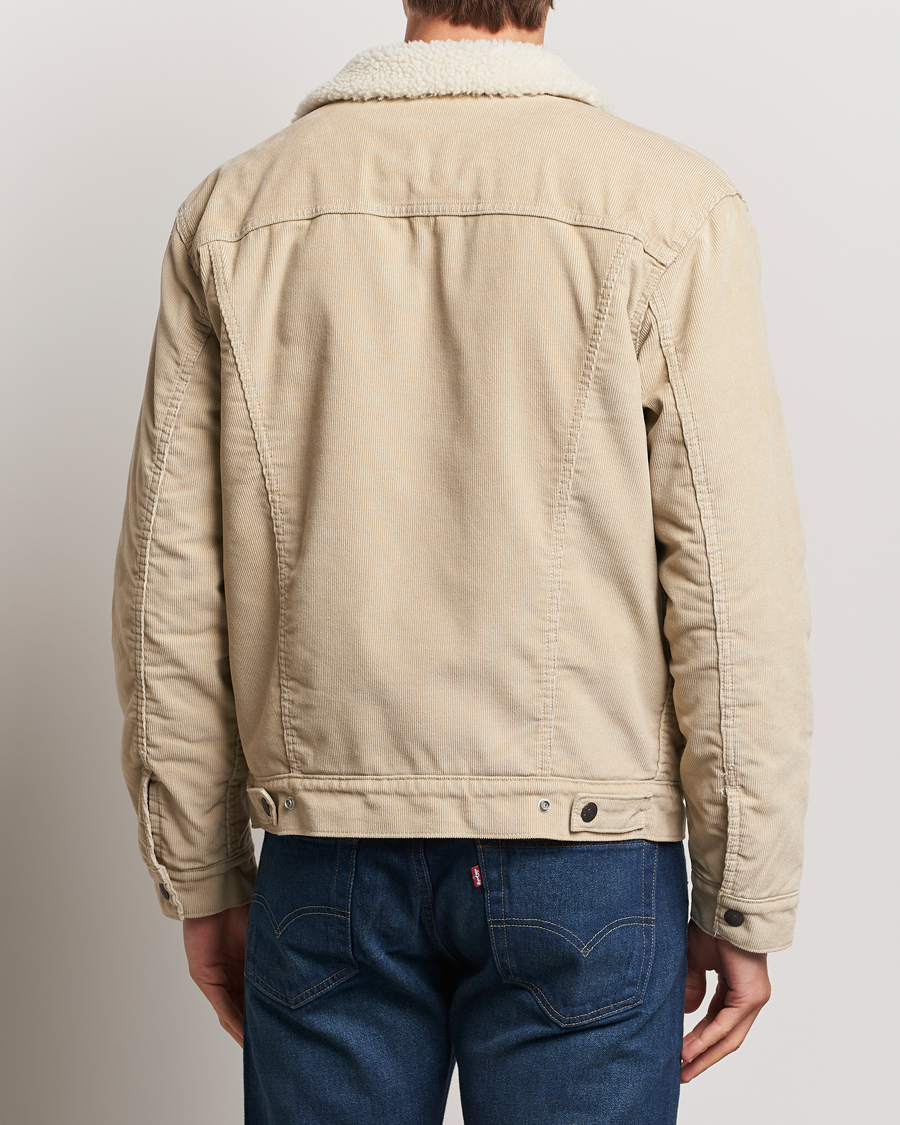 Herre | Jakker | Levi's | Type III Sherpa Trucker Fields Of Rye Cord