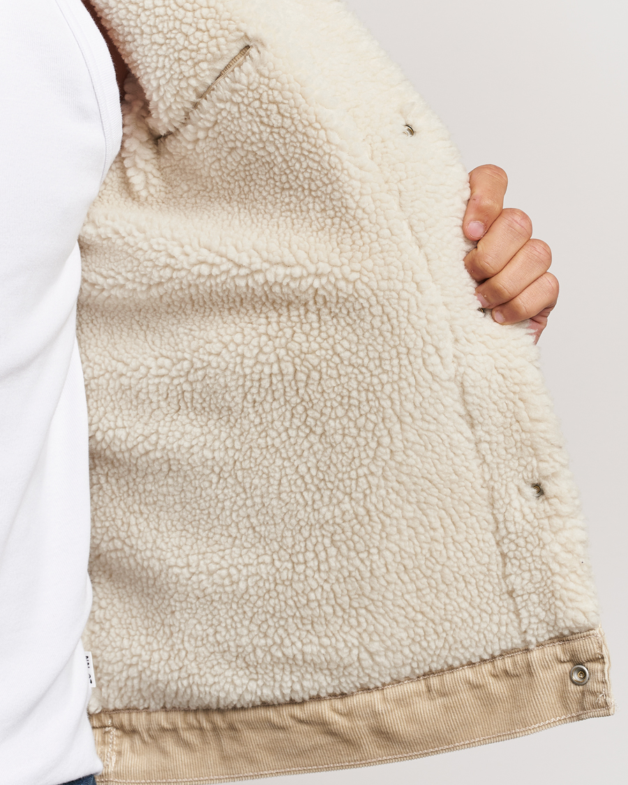 Herre | Jakker | Levi's | Type III Sherpa Trucker Fields Of Rye Cord