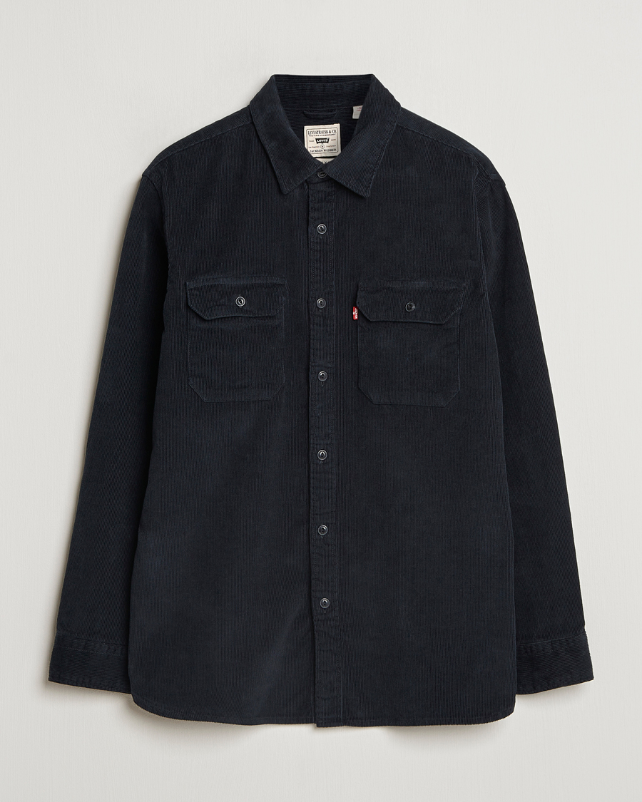 Herre | Skjorter | Levi's | Jackson Corduroy Worker Shirt Jet Black