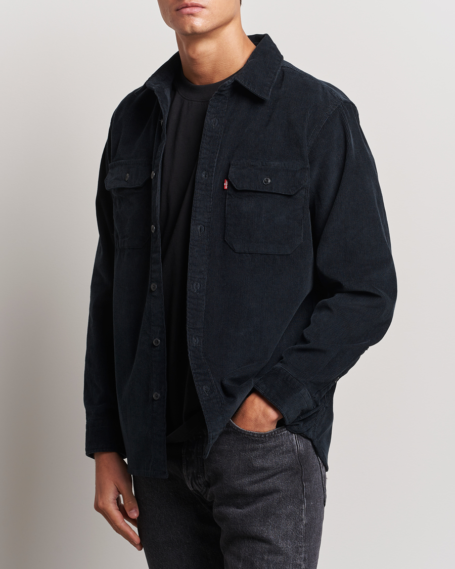 Herre | Skjorter | Levi's | Jackson Corduroy Worker Shirt Jet Black