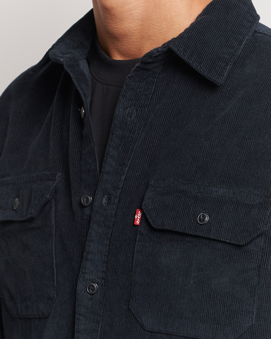 Herre | Skjorter | Levi's | Jackson Corduroy Worker Shirt Jet Black