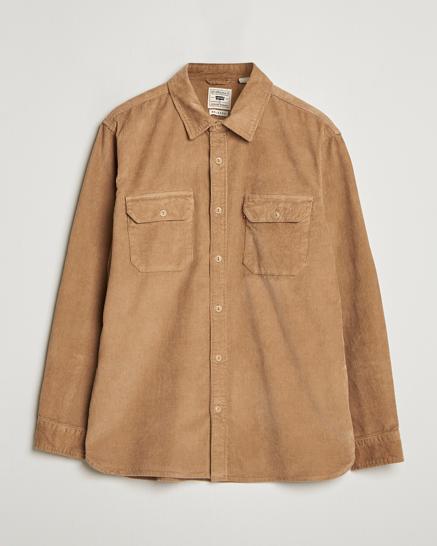 Herre | Skjorter | Levi's | Jackson Corduroy Worker Shirt Ermine Brown