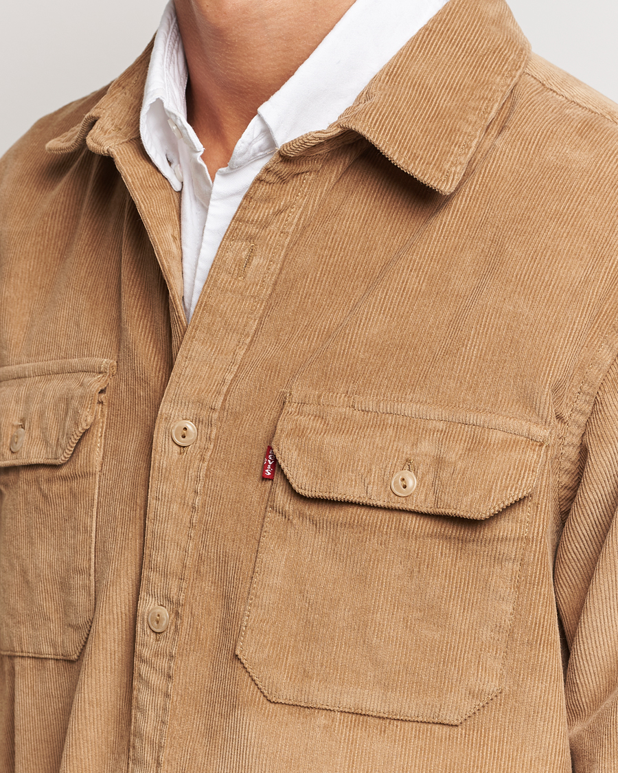 Herre | Skjorter | Levi's | Jackson Corduroy Worker Shirt Ermine Brown