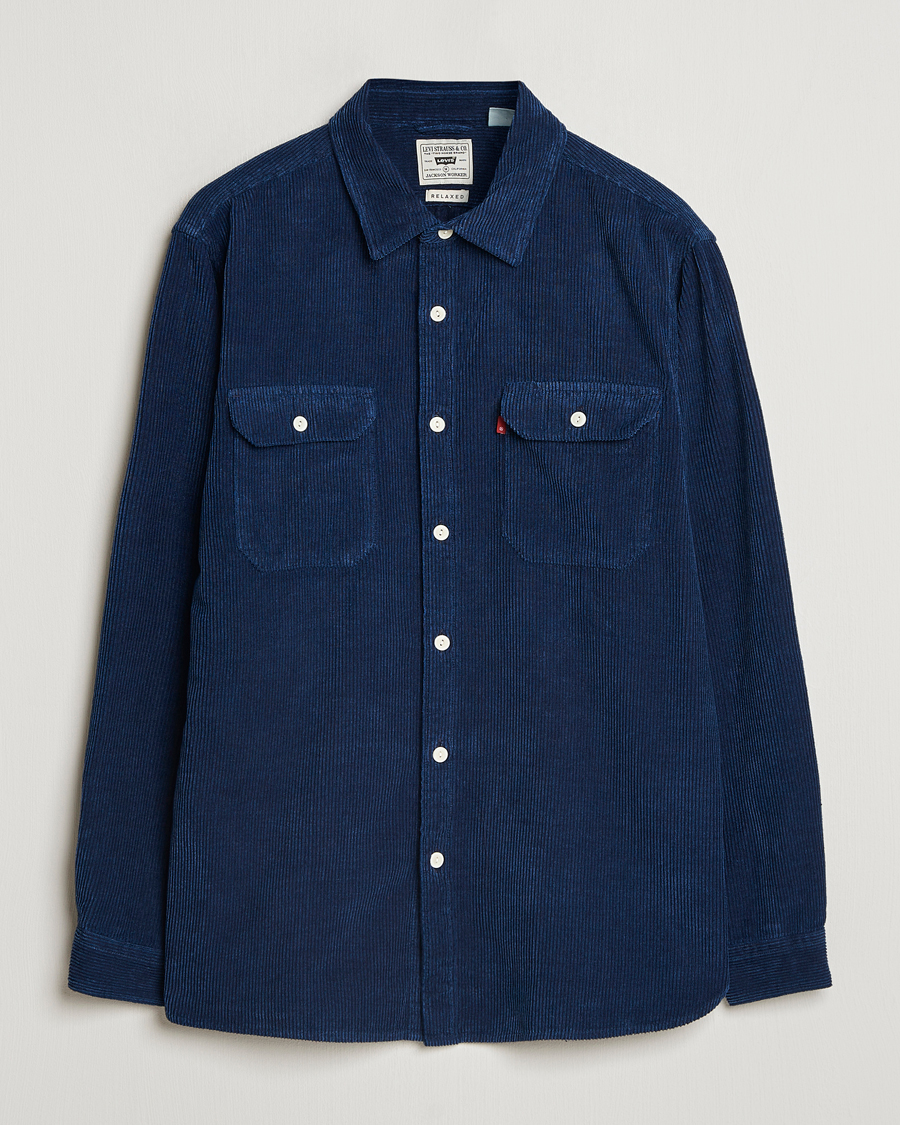 Herre | Skjorter | Levi's | Jackson Corduroy Worker Shirt Enzo Vintage Indigo