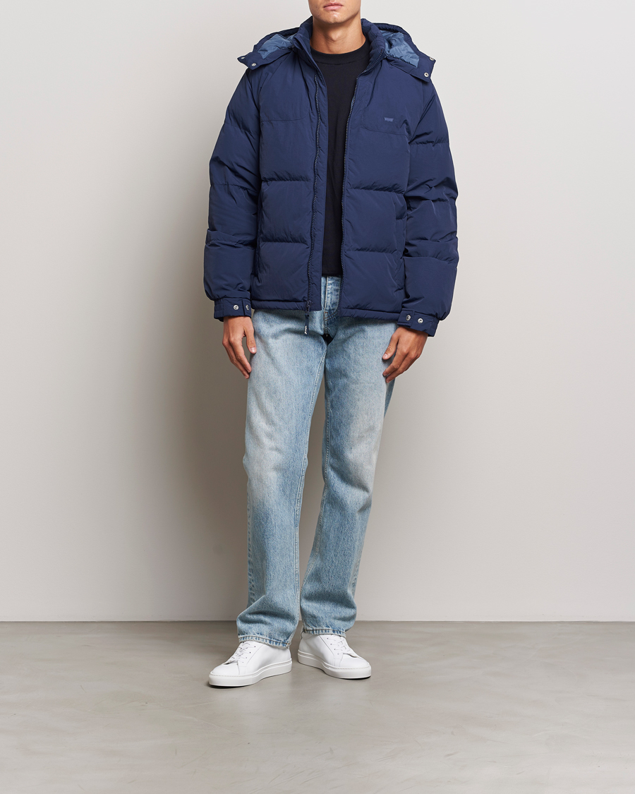 Herre | Jakker | Levi's | Rockridge Short Puffer Jacket Dress Blues