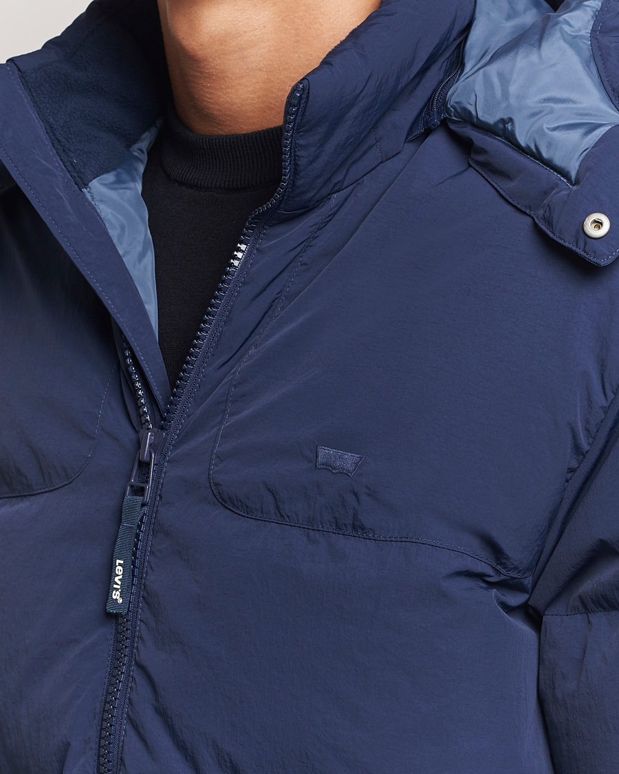 Herre | Jakker | Levi's | Rockridge Short Puffer Jacket Dress Blues