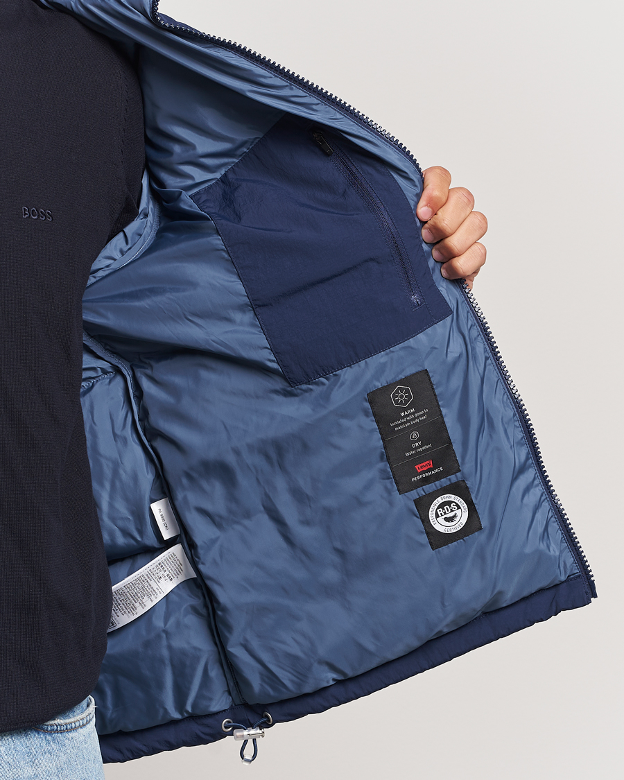 Herre | Jakker | Levi's | Rockridge Short Puffer Jacket Dress Blues