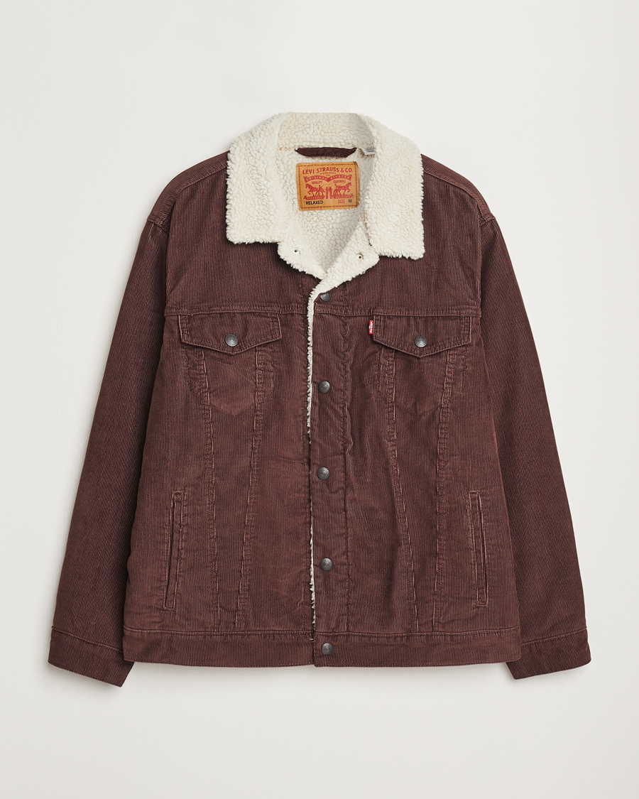 Herre | Jakker | Levi's | Relaxed Fit Sherpa Trucker Chicory Coffee