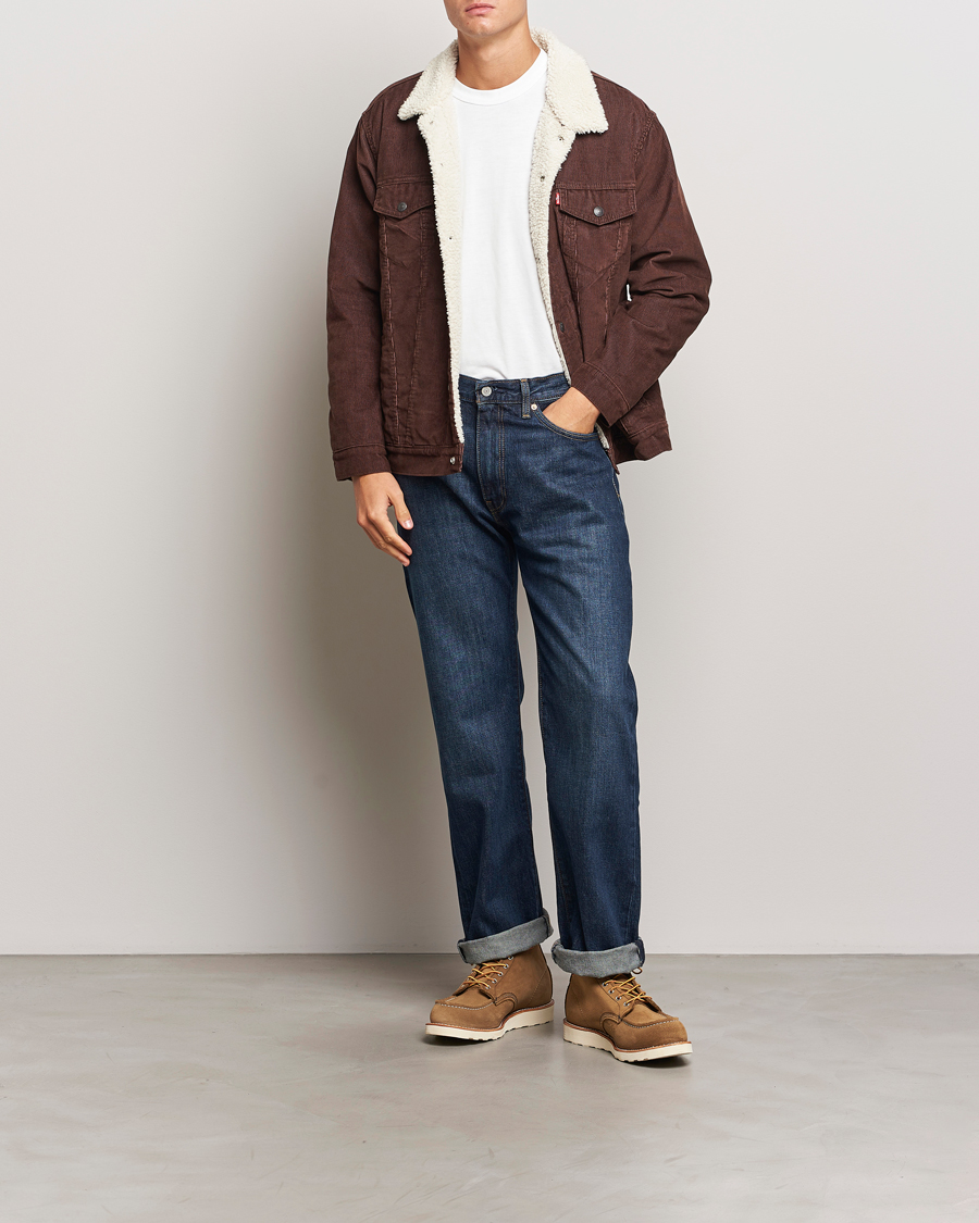 Herre | Jakker | Levi's | Relaxed Fit Sherpa Trucker Chicory Coffee