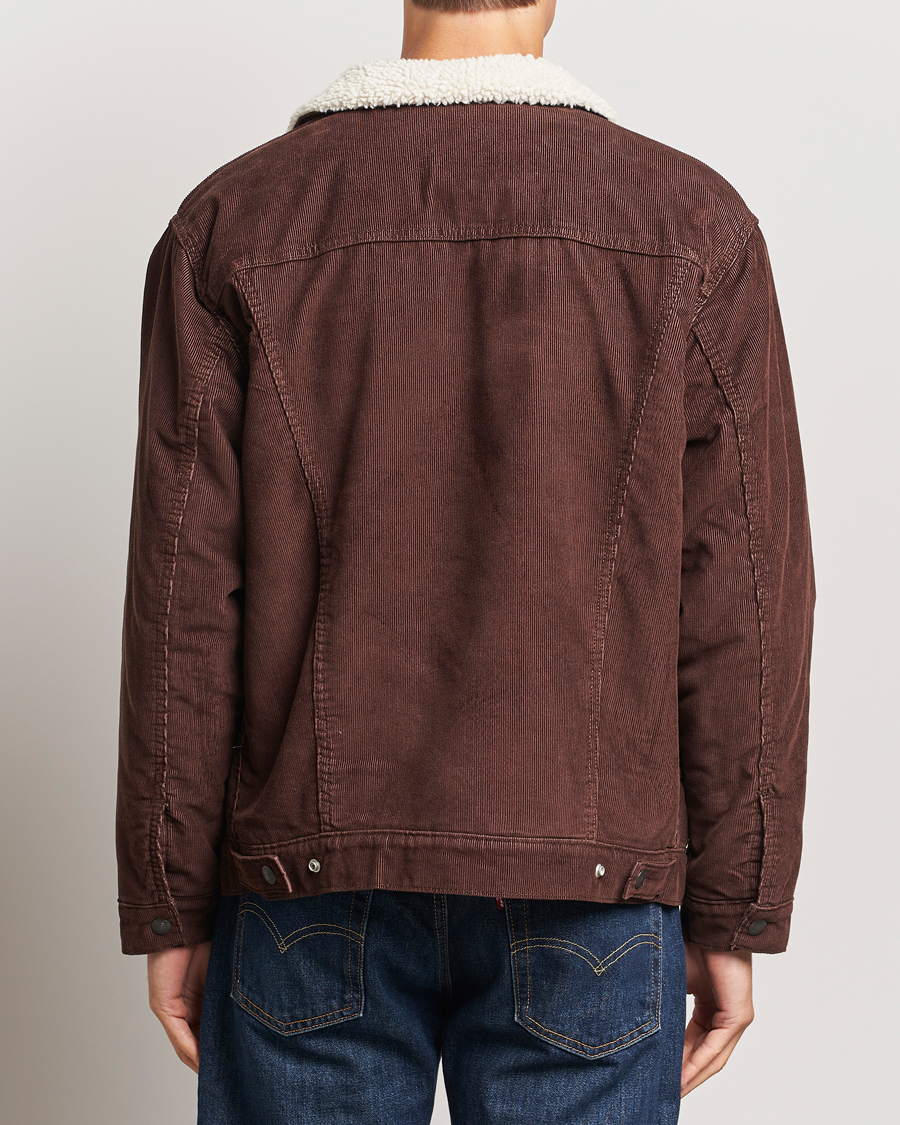 Herre | Jakker | Levi's | Relaxed Fit Sherpa Trucker Chicory Coffee