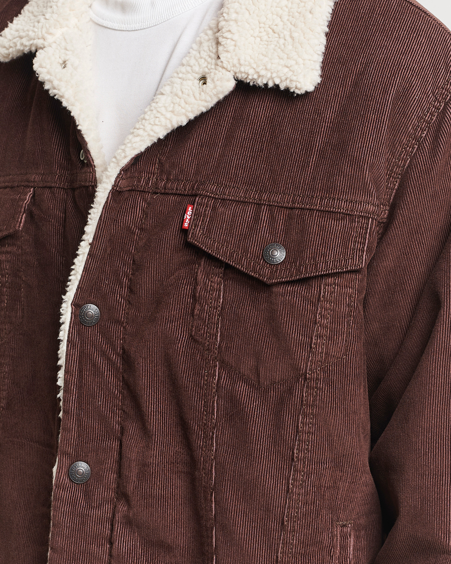 Herre | Jakker | Levi's | Relaxed Fit Sherpa Trucker Chicory Coffee
