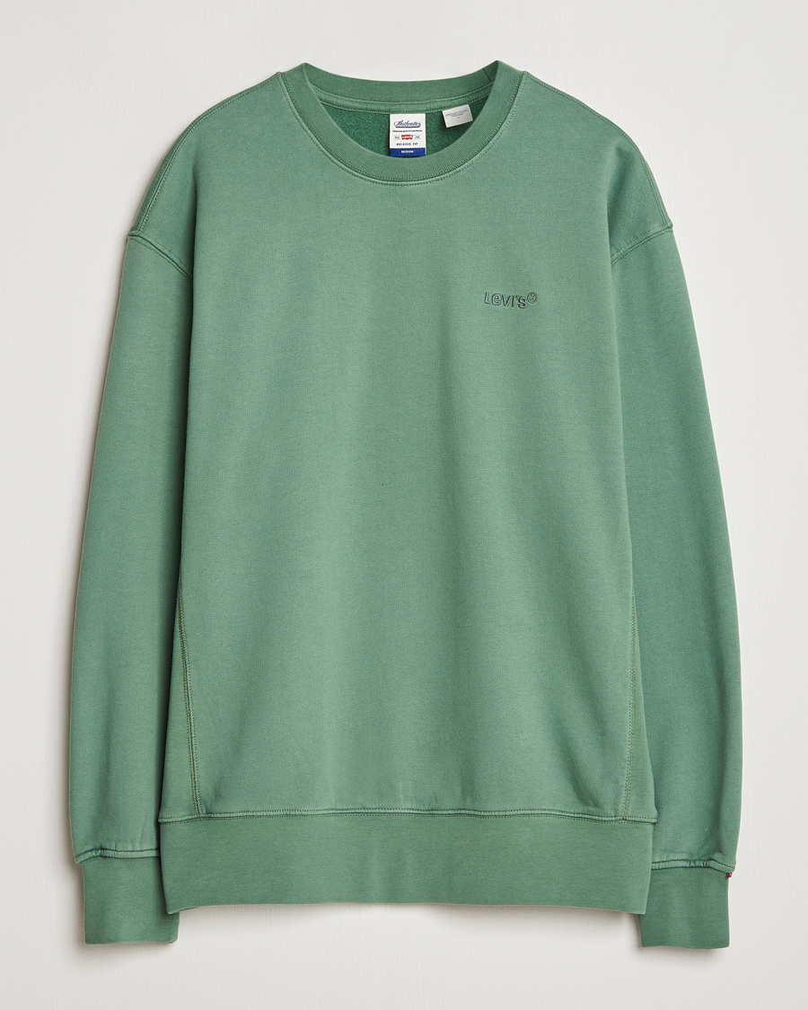 Herre | Gensere | Levi's | Garment Dyed Authentic Crew Neck Sweatshirt Myrtle