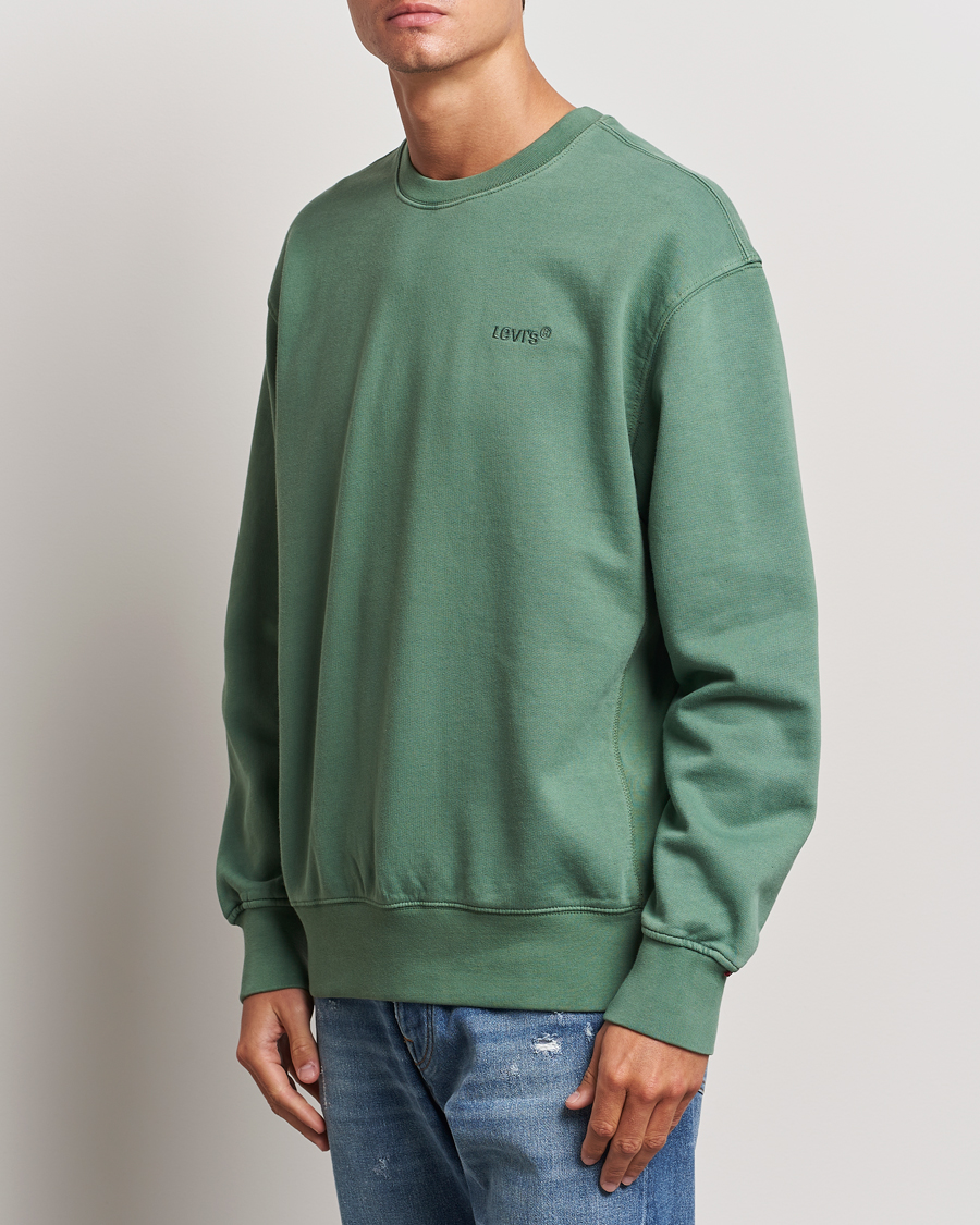 Herre | Gensere | Levi's | Garment Dyed Authentic Crew Neck Sweatshirt Myrtle