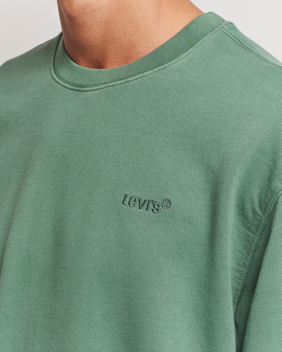 Herre | Gensere | Levi's | Garment Dyed Authentic Crew Neck Sweatshirt Myrtle