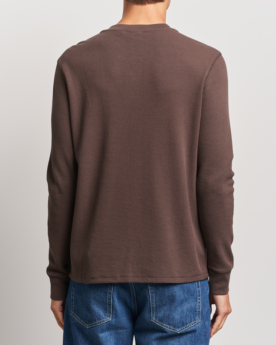 Herre | Gensere | Levi's | Thermal Henley Chocolate Brown